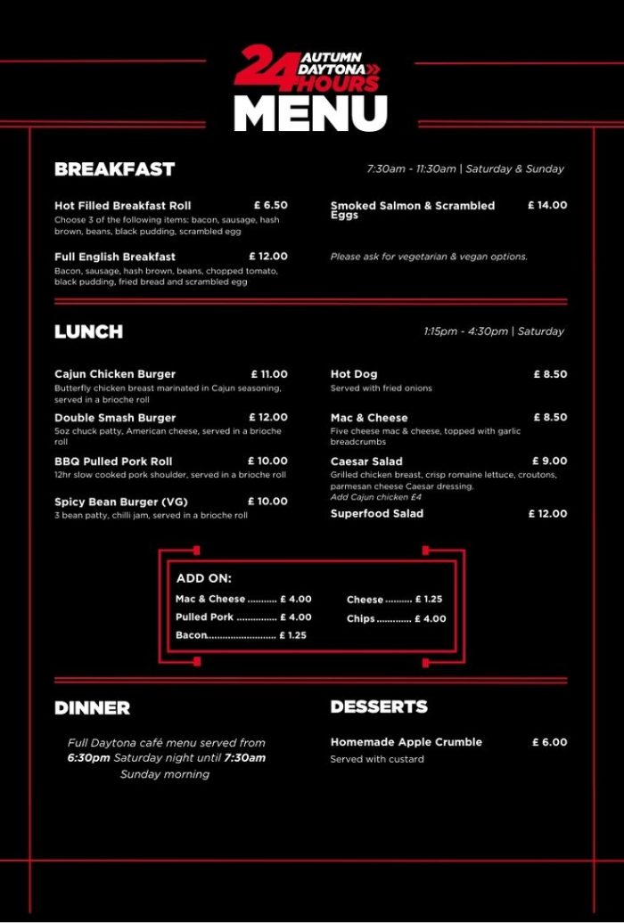24 hour menu 1