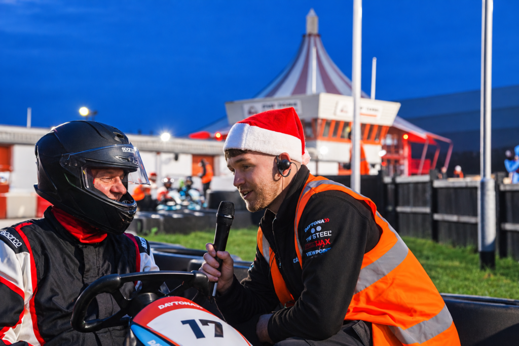 Kart 17 dusk interview at Daytona 2