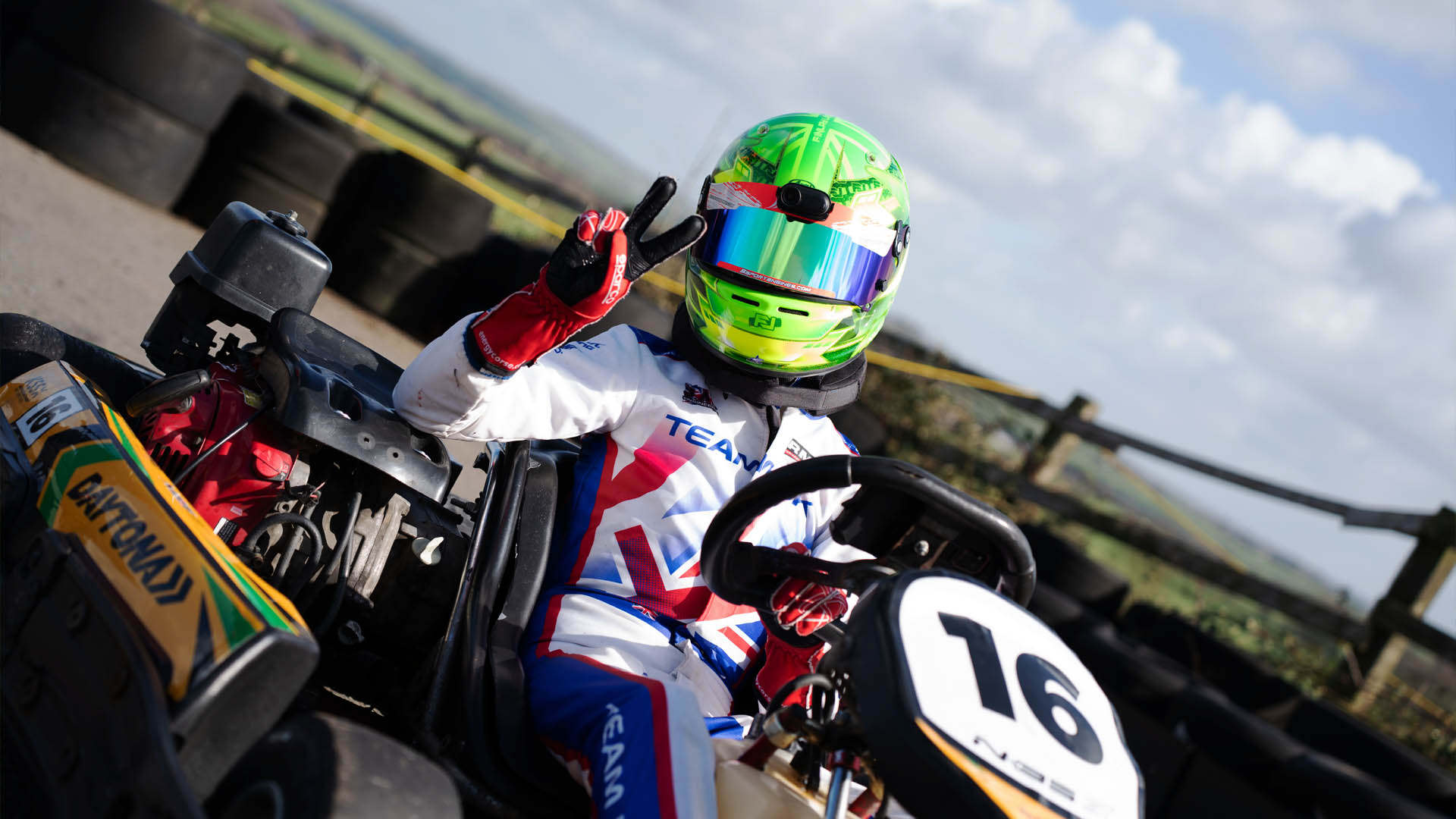 Tamworth driver in pits